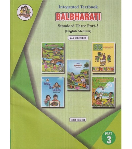 Integrated Textbook Balbharti Std 3 Part 3| English Medium|Maharashtra State Board